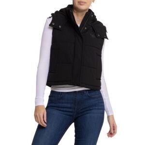 Roxy Puffer Crop Vest NWT